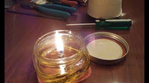 How To Make An Olive Oil Lamp In A Mason Jar Youtube Oil Lamps Jar Mason Jars
