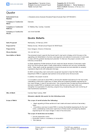 The deadline of the submission of the acceptance or rejection letter with regard to the internship being offered aside from our internship offer letter templates, you may also download and use our appointment letter template as a reference should you be needing one for the transactions that you are currently bound to do. Construction Quotation Sample Letter Use Or Copy This Quote Sample