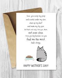 Father's day father's day cards. Printable Mothers Day Card Instant Download Uk Funny Cat Etsy In 2021 Funny Fathers Day Card Mothers Day Poems Dad Printable