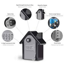 Turn the dial right (clockwise) passing the next number in the. Wall Mount Large Key Safe Box 4 Digit Combination Password Key Unlock Anti Theft Storage Box Aliexpress Security Protection
