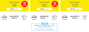 Prepaid internet tenerife with sim only mobile data plans from lebara, orange, vodafone and masmovil. Digi Postpaid Plan Comparison Which Of These Digi Postpaid Plans Offers The Best Value For Your Money Technave