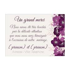 Il n'est pas toujours évident de trouver les mots justes pour dire merci. Carte Remerciement Mariage Fleur Merci Mauve Gratuit A Imprimer Carte 2711