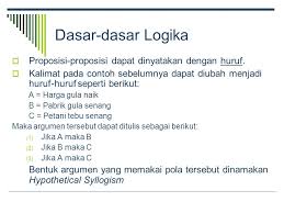 Kaliimat tanya,kalimat perintah, kalimat harapan , dan kalimat inversi tidak dapa disebut proposisi. Proposisi Pengantar Pokok Bahasan Logika Atau Objek Dari Logika Adalah Pernyataan Pernyataan Atau Kalimat Yang Memiliki Arti Tertentu Dan Memiliki Ppt Download