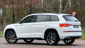 The 7 seater škoda kodiaq sportline is our ultimate large car, with enough space for everything you need and all of your passengers. Skoda New Kodiaq Sportline 2021 In 4k Moon White Metallic 20 Inch Vega Walk Around Detail Inside Youtube