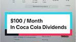 Coca Cola Stock Dividends: Earn $100 Monthly Insight