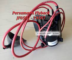 Pada board, urutan kaki berlawanan dengan gambar diatas kode koneksi : Persamaan Flyback Jf0501 19587 Aflah Sentosa