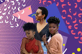 A gorgeous style that is short in the back and high on top. Hairstyle Ideas For Short Natural Hair Essence