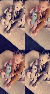 Leroy sane's girlfriend candice brook, 35, was revealed to have sent a. Leroy Sane Updates Rio And Her Baby Brother Via Candice Brook S
