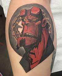 Hellboy Tattooed By Squiggy At Black Gold In Tulsa Ok Tattoos Japanese Sleeve Tattoos Japanese Tattoo