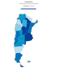 Más concretamente de una enorme extensión del océano atlántico sur, que ahora domina, en color azul oscuro. Argentina Mapa De Coronavirus En Tiempo Real Pluma De Rio