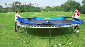 This video will walk you through the installation of onetwofit trampoline.shop here: Orcc Out Net Trampoline Assembly Video Youtube