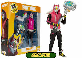 Here's a list of all fortnite skins and cosmetics on one page which can be searched by category, rarity or by name. Drift Fortnite Action Figure Fortnite Uk Game Epic Games Fortnite Action Figures Barbie Chelsea Doll