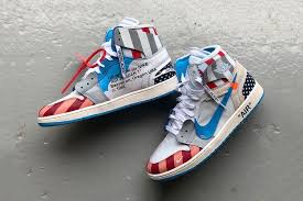 Louis Vuitton X Off White X Air Jordan 1 Customs Mens Virgil Abloh X Air Jordan 1 Parra Custom Sneakers Surface Online Women Sport Sneakers Sneakers Nike Sneakers