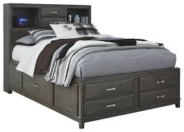 Shop quality storage beds exclusively at pottery barn®. Caitbrook Full Storage Bed With 7 Drawers B476b4 74 77 88 Kids Beds Akins Furniture
