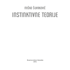 Sprawdź ile możesz zarobić w naszym programie partnerskim, wystarczy, że posiadasz swój serwis www. Pdf Misko Suvakovic Instinktivne Teorije Misko Suvakovic Academia Edu