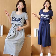 Jakarta timur mamaschoiceid (1) tambah ke wishlist. Maternity Dress Breastfeeding Two Piece Suit Short Sleeved Maternity Clothes For Pregnant Women Long Korean Skirt Cotton Clothes For Pregnant Maternity Clothesclothes For Pregnant Women Aliexpress