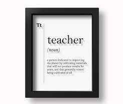 Transparent Teacher Funny Definition Poster Gift For College Etsy Funny Definition Teacher Humor Dorm Wall Art