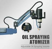US Stock SFX M30R Automatic Tapping Machine Auto Oil Spray Electric Servo  Intelligent System M6-M30 360° Universal Tapping