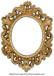Vintage Gold And Silver Frame Oval By Eveyd On Deviantart Gold Picture Frames Antique Frames Gold Frame