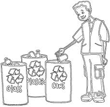 Keep your kids busy doing something fun and creative by printing out free coloring pages. Recycle Bins Coloring Page Coloring Pages Printable Com