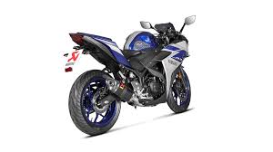 Buyers now can choose between matt silver & matt blue. Yamaha Yzf R25 2020 Racing Line Carbon Akrapovic Motorcycle Exhaust