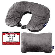 Ein nackenkissen verhilft ihnen im flugzeug oder im zug zu einem. Home Furniture Diy Pillows Reise Visco Nackenhornchen Visko Nackenkissen Reisekissen Kissen Fur Nacken Bortexgroup Com