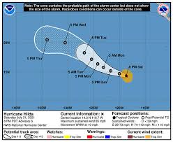 National oceanic and atmospheric administration. Hilda Becomes Hurricane Far From Hawaii One Of 3 Storms In East Pacific Honolulu Star Advertiser