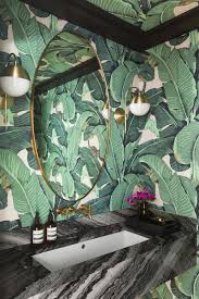 Bathroom Photos Martinique Wallpaper Green Apartment Stylish Room
