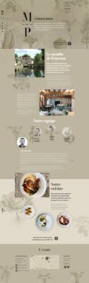 Le Moulin De Ponceau Website Inspiration One Page Website Food Illustrations First Page