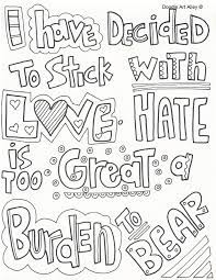 Cat colouring pages activity village. Martin Luther King Jr Coloring Pages Doodle Art Alley