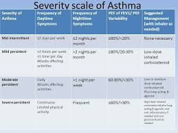 Asthma Severity Scale Childhood Asthma Asthma Symptoms
