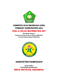 Check spelling or type a new query. Soal Solusi Ksm Tingkat Kota 2013