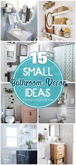 Even a toilet paper holder can add to the style of the space if chosen correctly. 15 Gorgeous Small Bathroom Decor Ideas The Crafting Nook
