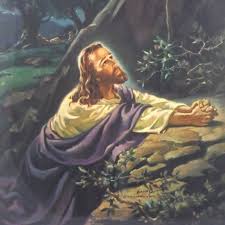 Warner Sallman 1941 Christ In Gethsemane Jesus Praying Litho Print Wall Hanging Jesus Praying Litho Print Jesus Pictures