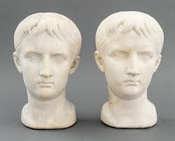 Sold at Auction: Anatole Guillot, ANATOLE-JEAN GUILLOT (1865-1911) FRENCH.  A SPELTER BUST OF CLEOPATRA. Signed and dated 1876. 15ins high.