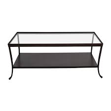 Round coffee table, glass top coffee table with x base, 35in gold modern accent side sofa table with protective foot pads for living room dining room bedroom kitchen office. 84 Off Metal Base With Glass Top Coffee Table Tables