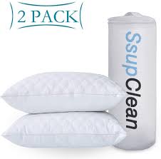 Memory foam is very comfortable, but it tends to be rather impractical to wash if it becomes soiled or wet. Ssup Clean 2 Pack Shredded Memory Foam Pillow For Sleeping Bed Pillows Hypoallergenic With Premium
