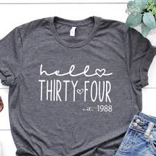 Chapter Thirty Four Shirt, 34th Birthday Party Shirt, Fabulous Thirty Four  Shirt, AF 33rd Birthday Shirts, Gift for Her, Gift for Him