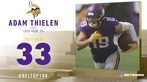 Shop for thienlen shirts, hoodies, & kids tees. 33 Adam Thielen Wr Vikings Top 100 Players Of 2019 Nfl Youtube