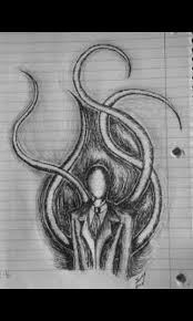 Slenderman Drawing Monster Drawing Creepy Drawings Scary Art