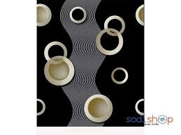 On utilisera le dégradé de teintes d'ocre ou de moutarde pour donner l'illusion de la couleur. Papier Peint Decoratif Motif Tendance Couleur Noir Et Dore Pour Maison Et Bureaux Ak0028 Sodishop