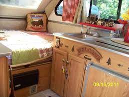 Inside My Aliner Camper Like Where The Electrical Outlet Is Aliner Camper Interior Aliner Camper A Frame Camper