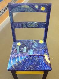bank boyama artistic furniture painted chair hand painted furniture