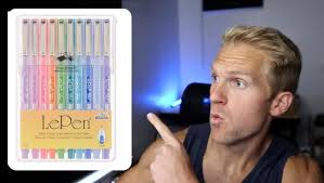 Amazon.com: Uchida Of America 4300-10C 10-Piece 0.3 Point Size Le Pen  Drawing Pen Set, Blue, Orange, Lavender, Pink, Light Blue