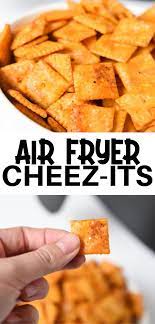 Easy Air Fryer Cheez It Recipe Season Your Snack Recipe Easy Smoothie Recipes Homemade Cheez Its Recipes