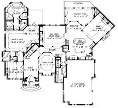 European Style House Plan 4 Beds 4 5 Baths 4399 Sq Ft Plan 54 104 House Plans Luxury House Plans Floor Plans