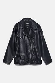 Oversized Biker Jacket Zara United States Jackets Biker Jacket Faux Leather Jackets