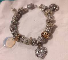 Pandora Charm Bracelet Chamilia Sterling Silver Charms Glass Charm Horse K  Treble Clef Peace Sign Rose Cross 17 Charms - Etsy Australia