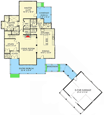 Your detached garage ideas start with making it bigger than you think you need. Quintessential American Farmhouse With Detached Garage And Breezeway 500018vv Architectural Designs House Plans