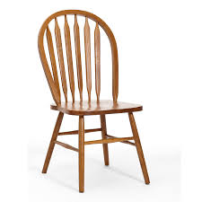 Classic Oak Dining Side Chair Plain Arrow Back W Wood Side Chairs Dining Solid Wood Dining Chairs Oak Chair